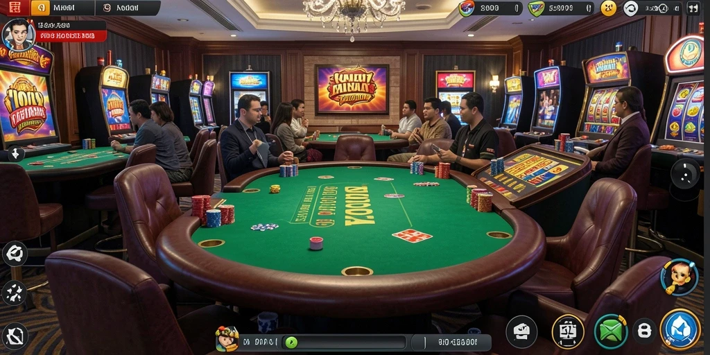 Antarmuka utama QT777 yang menarik dan intuitif.