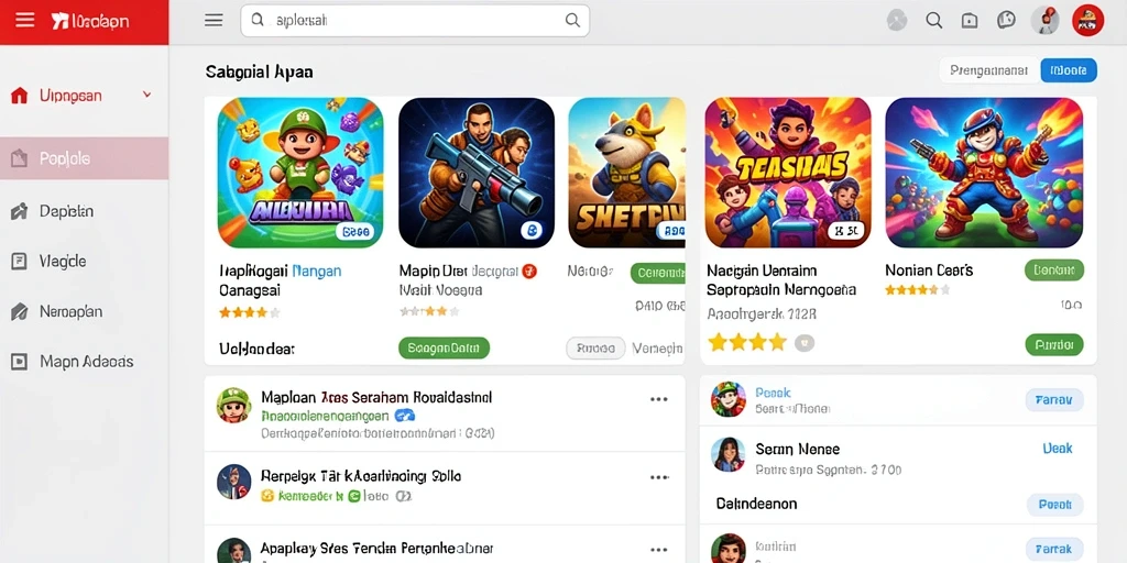 Tampilan interaktif dari level pertama yang menawan.